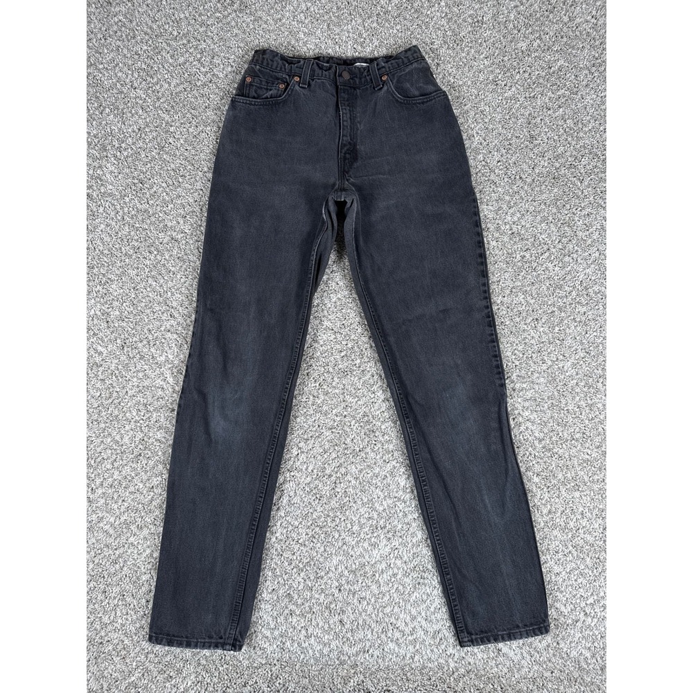 Levis 550‎ Jeans Womens 8 Black Relaxed Fit Tapered Leg Vintage USA